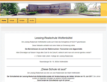 Tablet Screenshot of lessing-realschule.de